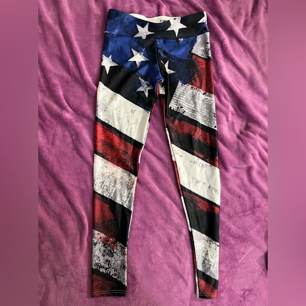 American Flag leggings